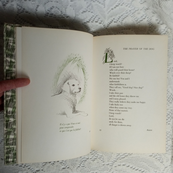 Vintage 1963 Prayers From the Ark Book Jean Primrose Hardcover Dust Jacket - Picture 10 of 12